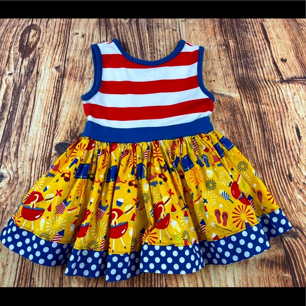 Chris n Missy Fourth of July Fireworks Dress